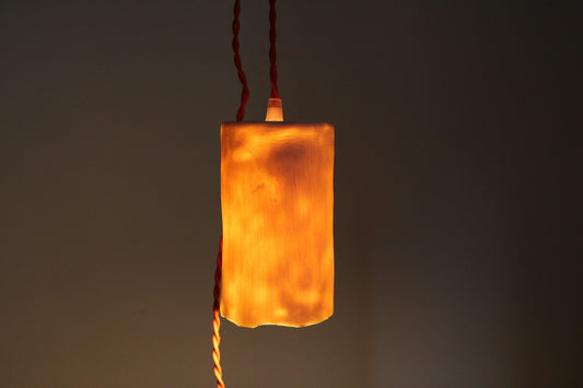 Suspension en porcelaine – Cylindre