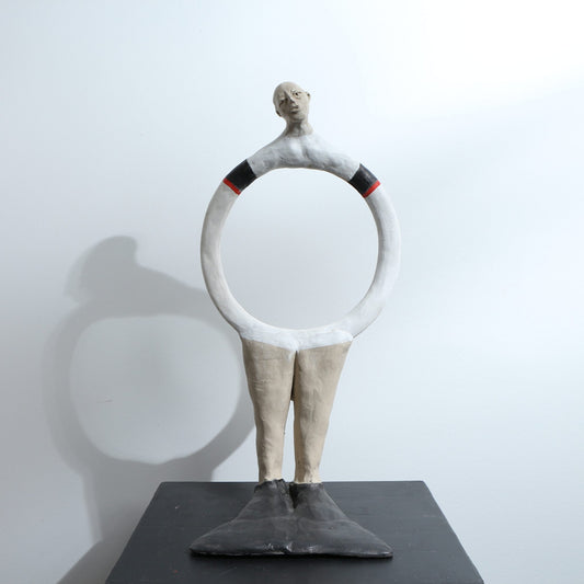 Sculpture Boya Boy en grès - Modèle XL