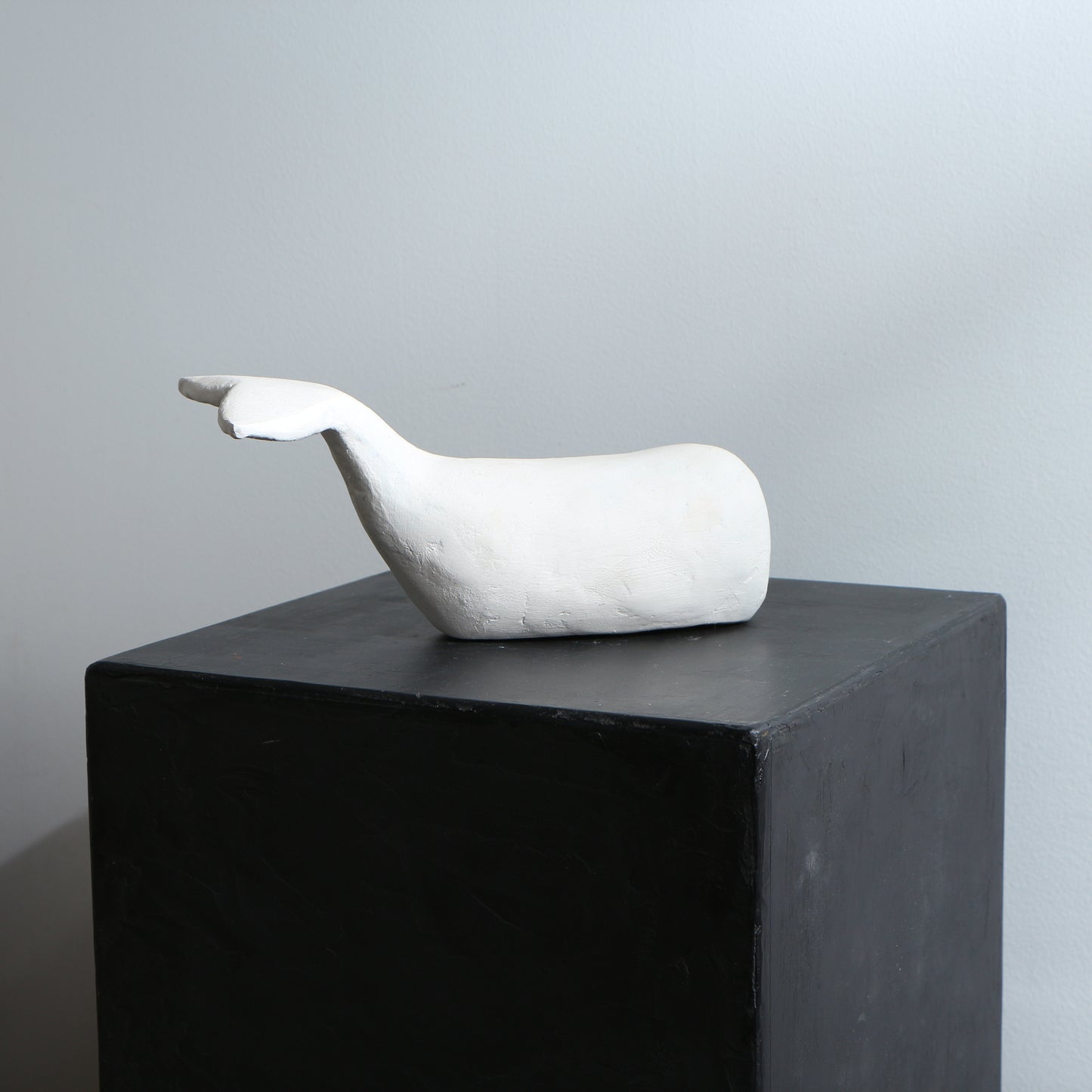 Sculpture de baleine grès et raku