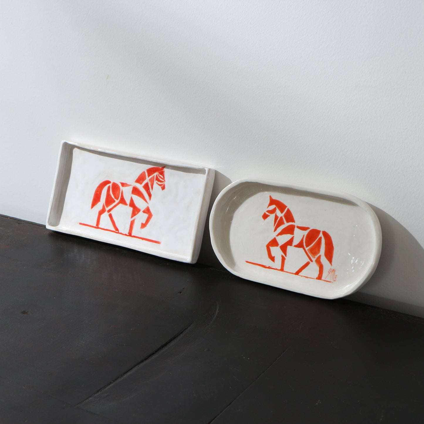 Vide-poche cheval stylisé