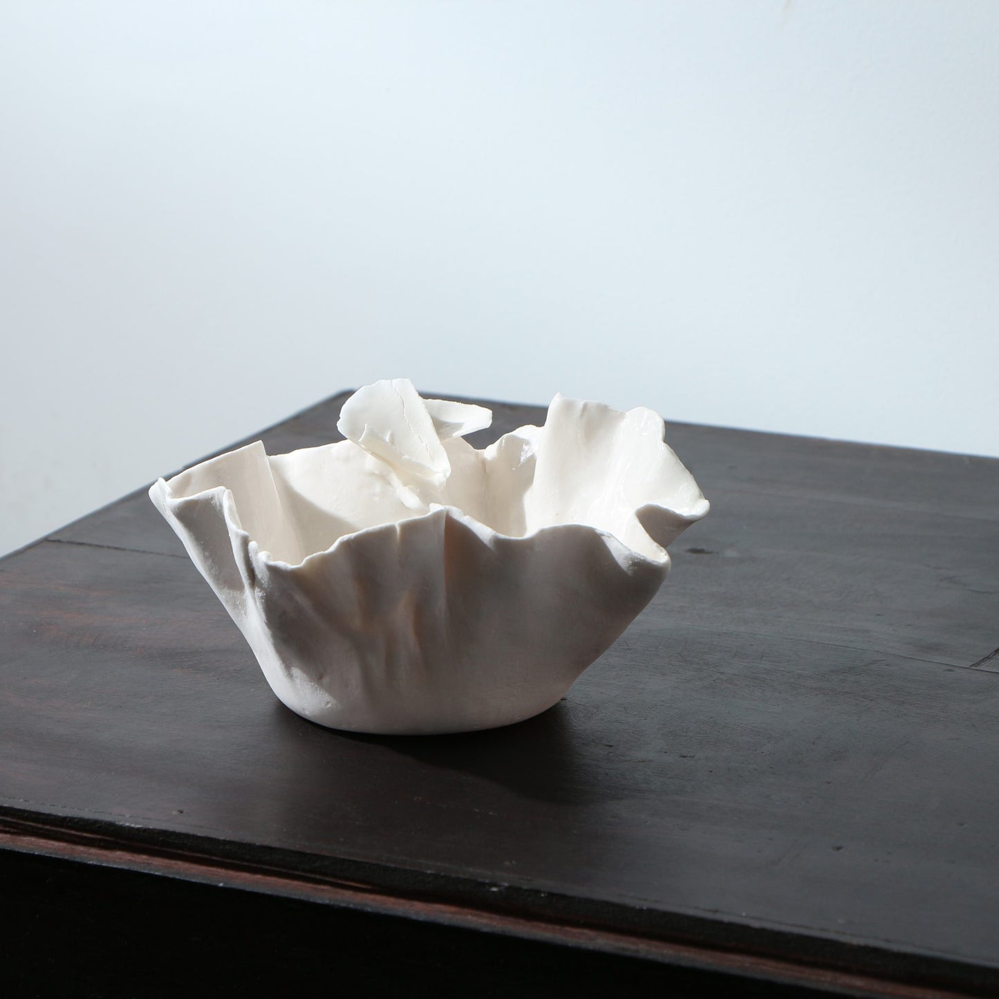 Coupe en porcelaine déchirée