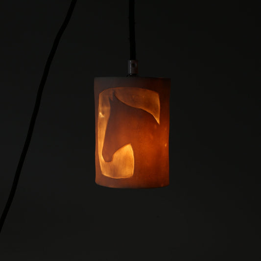 Suspension en porcelaine – Tête de cheval