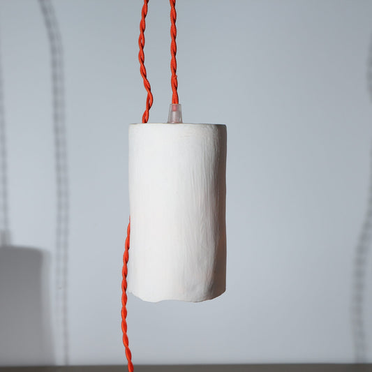 Suspension en porcelaine – Cylindre