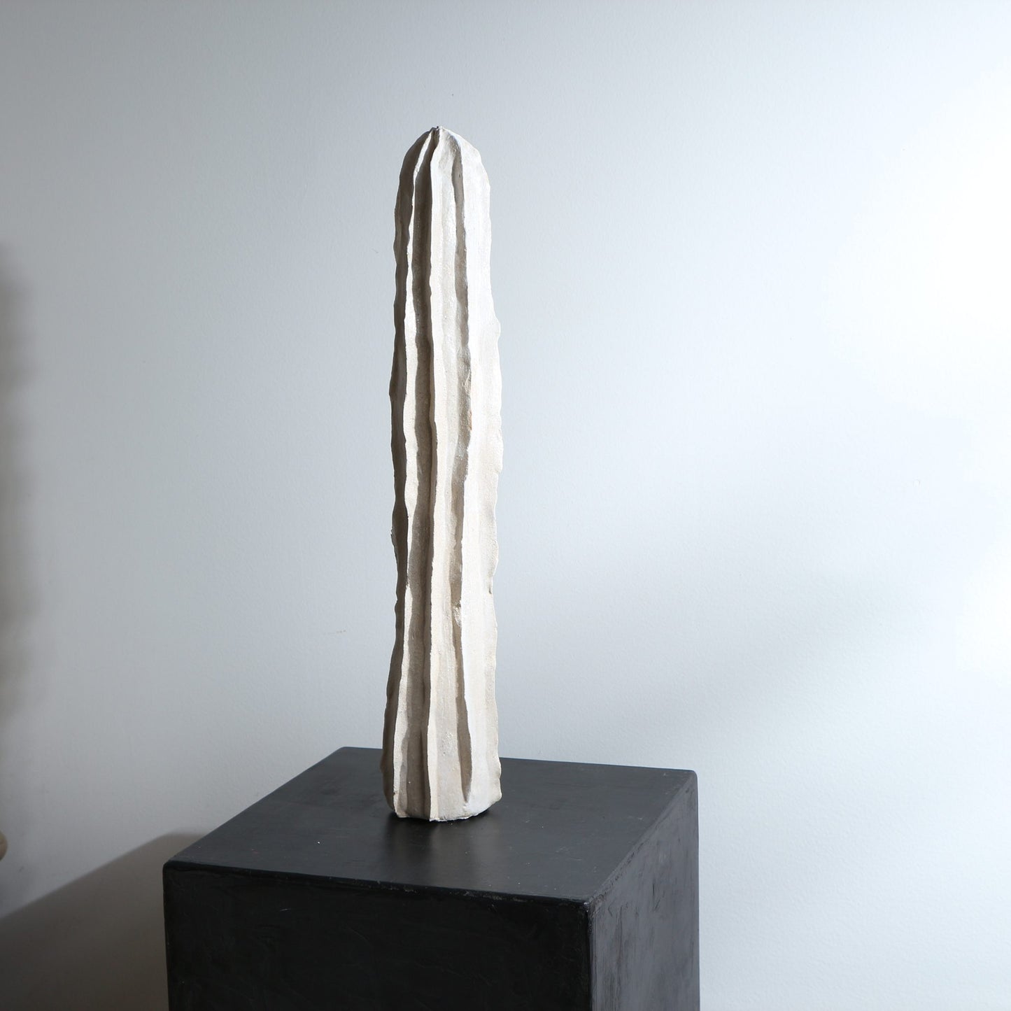 Sculpture de cactus en grès