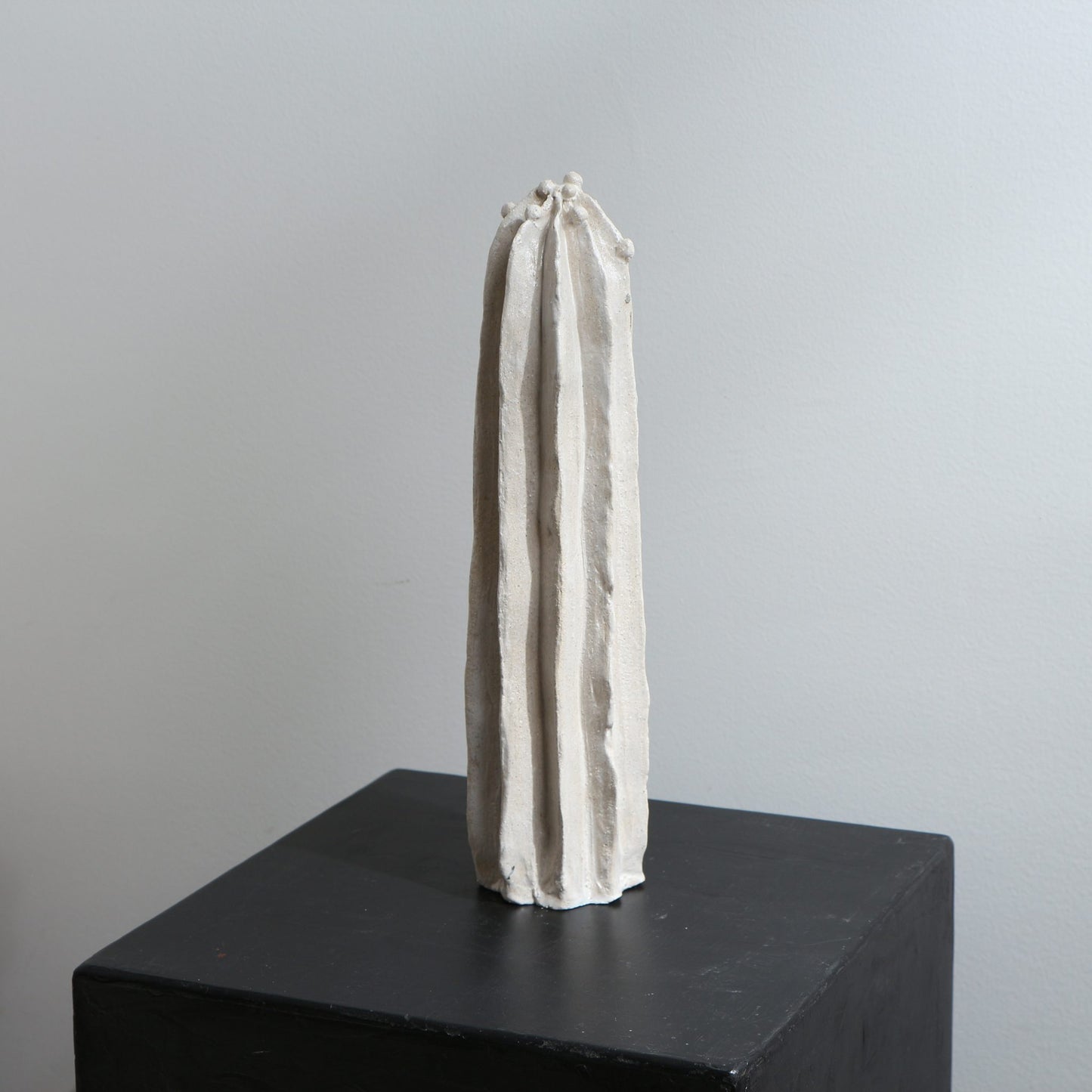 Sculpture de cactus en grès
