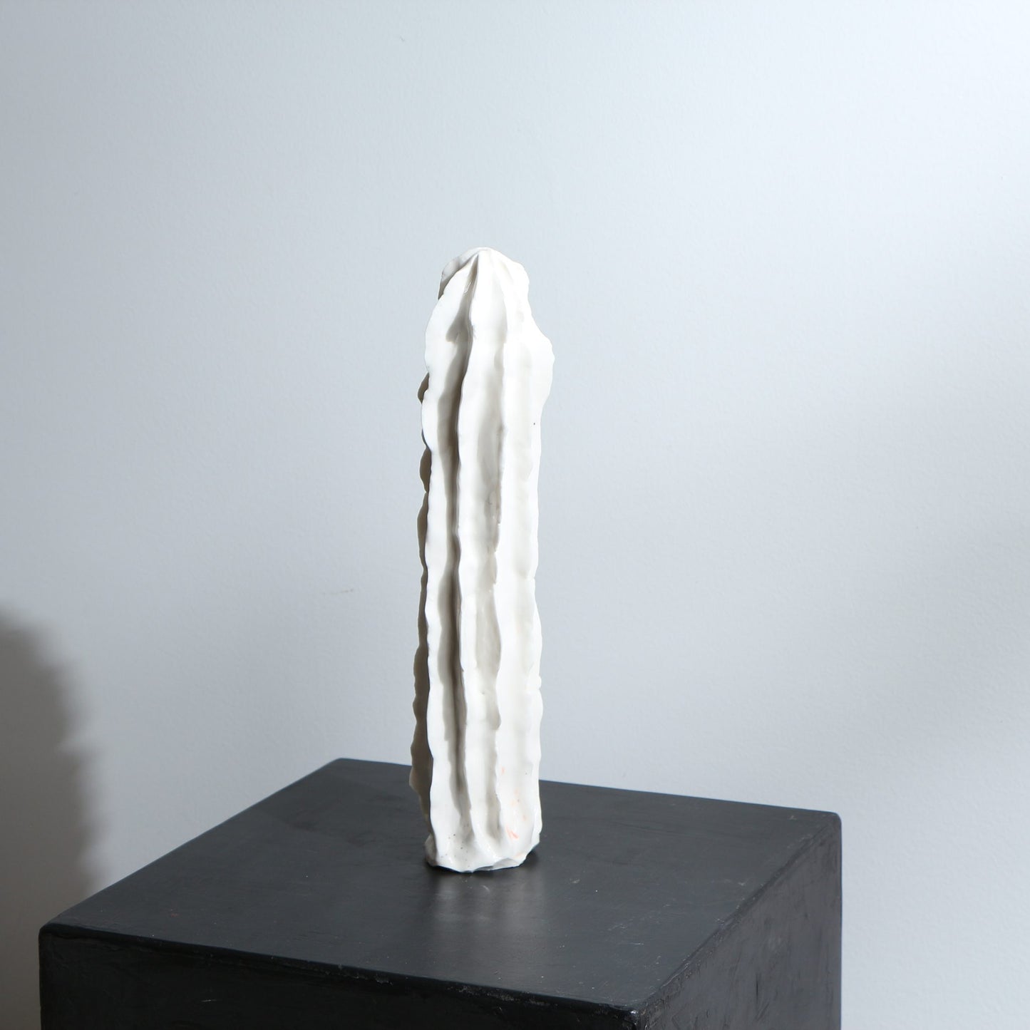 Sculpture de cactus en porcelaine