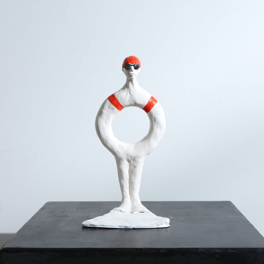 Sculpture personnage en porcelaine – Boya Boy - Modèle S