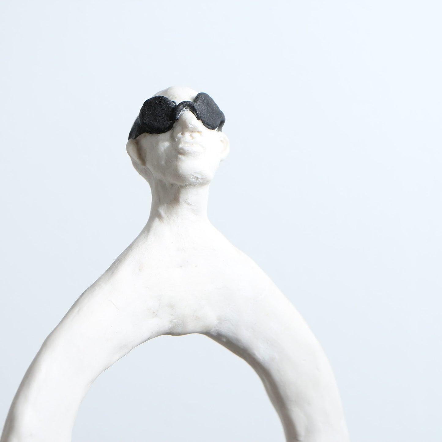 Sculpture Boya Boy en porcelaine – Visage sculpté - Modèle L