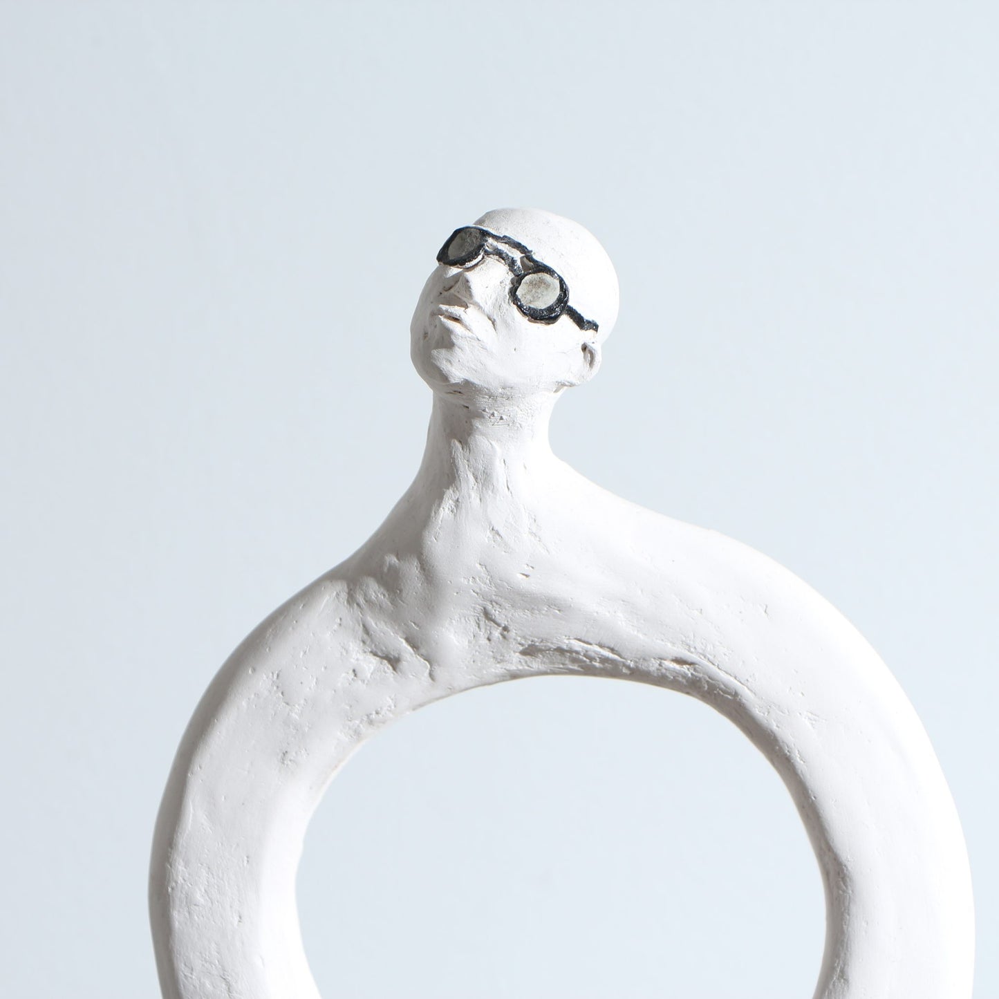 Sculpture Boya Boy en porcelaine – Visage sculpté - Modèle L