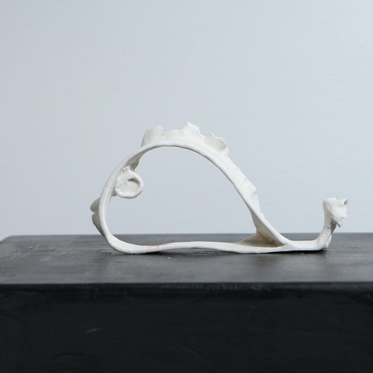 Sculpture de poisson en porcelaine déchirée – mini