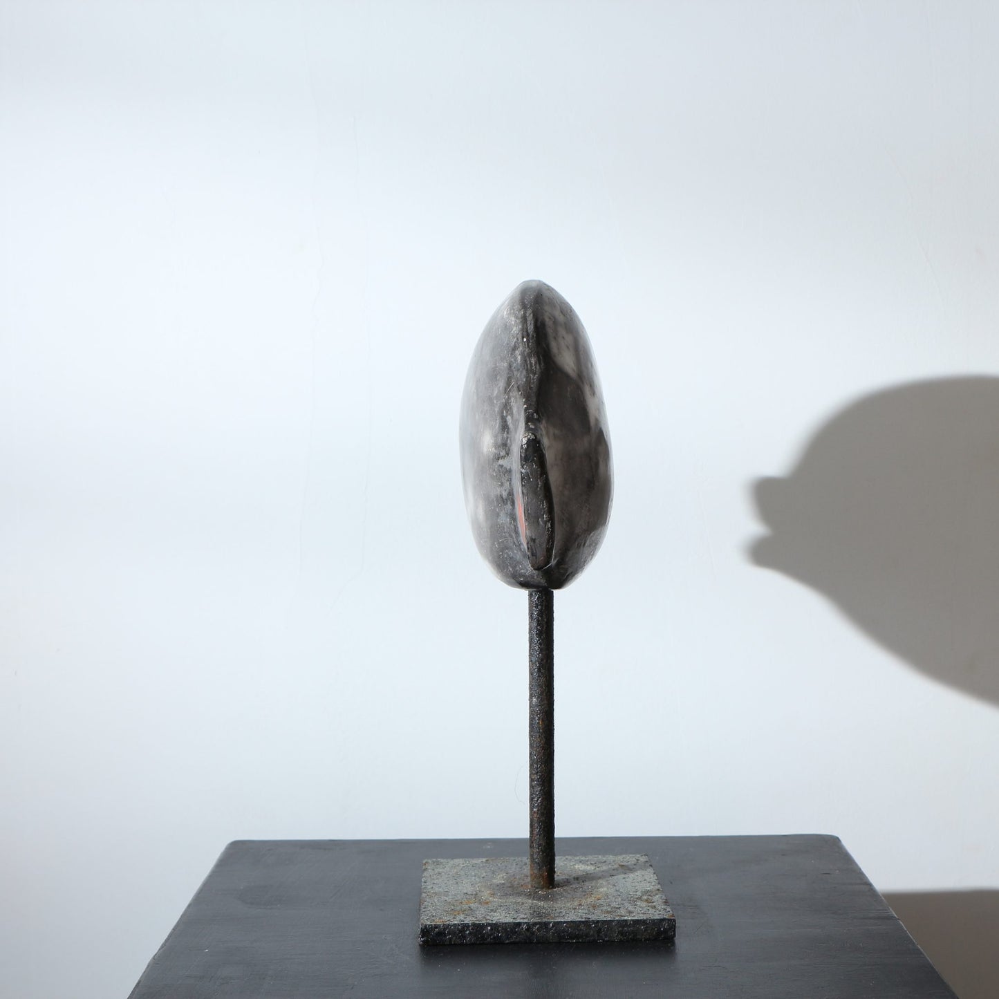 Sculpture Poisson en raku nu